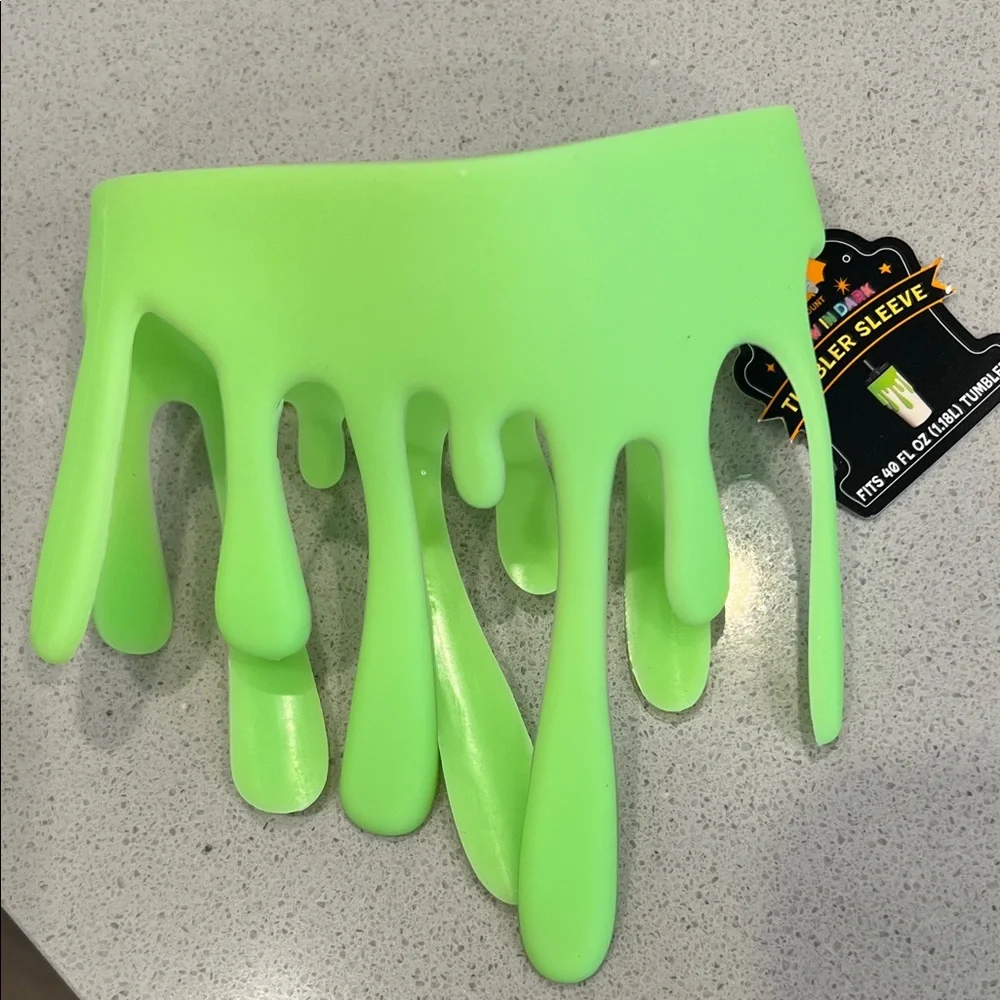 Target Glow In the Dark 40oz Tumbler Sleeve Halloween Slime
